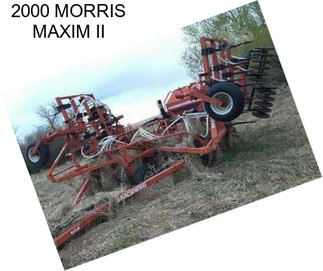 2000 MORRIS MAXIM II