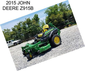 2015 JOHN DEERE Z915B