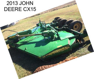2013 JOHN DEERE CX15