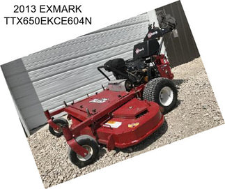 2013 EXMARK TTX650EKCE604N