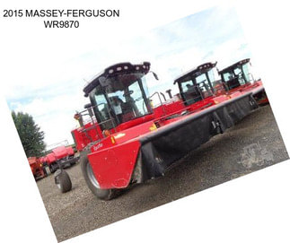 2015 MASSEY-FERGUSON WR9870