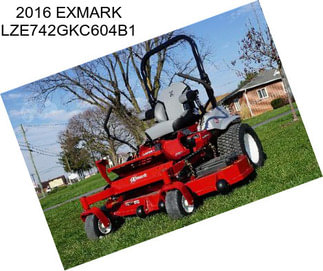 2016 EXMARK LZE742GKC604B1