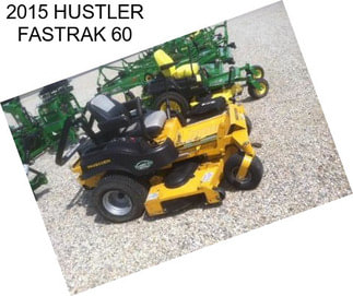 2015 HUSTLER FASTRAK 60