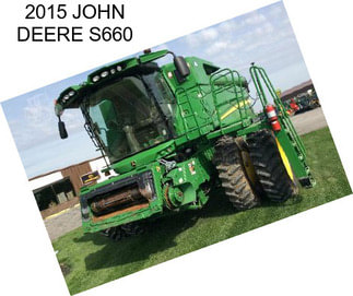 2015 JOHN DEERE S660