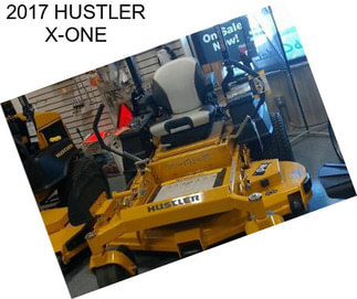 2017 HUSTLER X-ONE