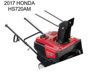 2017 HONDA HS720AM