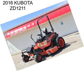 2016 KUBOTA ZD1211