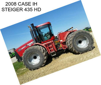 2008 CASE IH STEIGER 435 HD