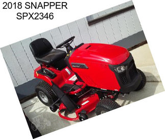 2018 SNAPPER SPX2346