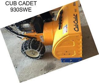 CUB CADET 930SWE