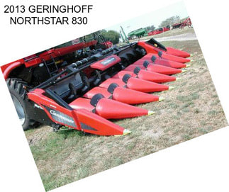 2013 GERINGHOFF NORTHSTAR 830