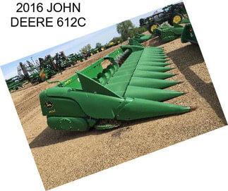 2016 JOHN DEERE 612C