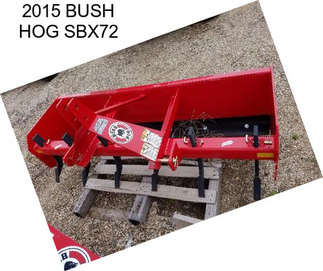 2015 BUSH HOG SBX72