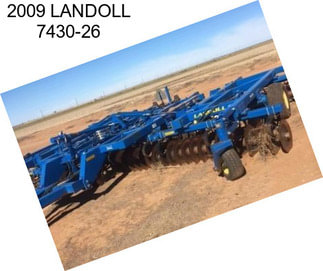 2009 LANDOLL 7430-26