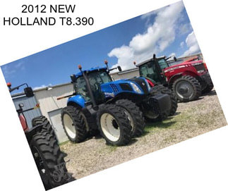 2012 NEW HOLLAND T8.390