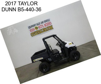 2017 TAYLOR DUNN B5-440-36