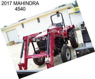 2017 MAHINDRA 4540