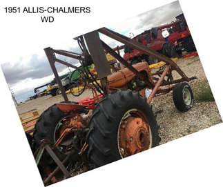 1951 ALLIS-CHALMERS WD