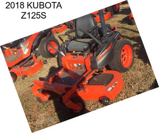 2018 KUBOTA Z125S