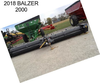 2018 BALZER 2000