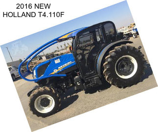 2016 NEW HOLLAND T4.110F