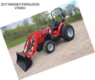 2017 MASSEY-FERGUSON 2705EH