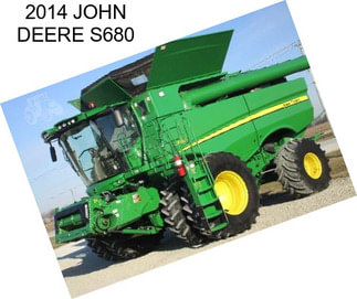 2014 JOHN DEERE S680