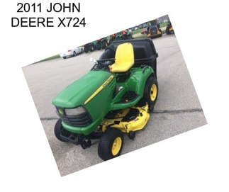 2011 JOHN DEERE X724