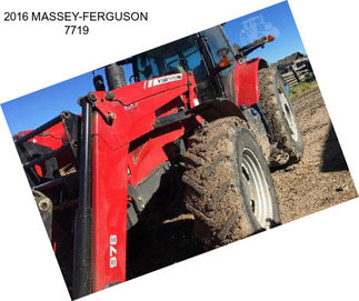 2016 MASSEY-FERGUSON 7719