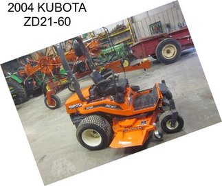 2004 KUBOTA ZD21-60
