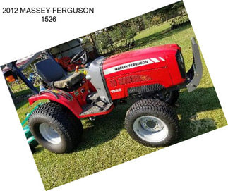 2012 MASSEY-FERGUSON 1526