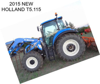 2015 NEW HOLLAND T5.115