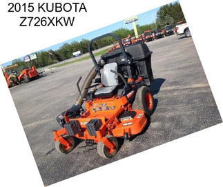 2015 KUBOTA Z726XKW