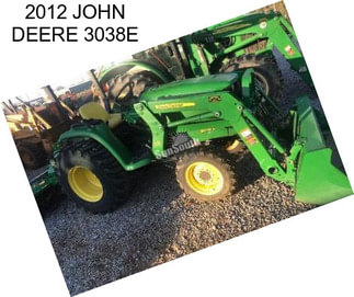 2012 JOHN DEERE 3038E