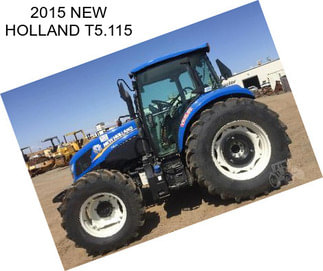 2015 NEW HOLLAND T5.115