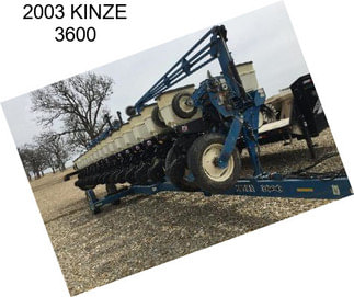 2003 KINZE 3600