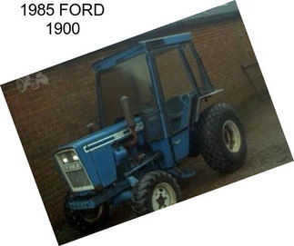 1985 FORD 1900