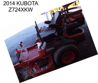 2014 KUBOTA Z724XKW