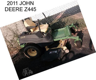 2011 JOHN DEERE Z445