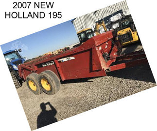 2007 NEW HOLLAND 195