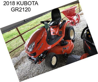 2018 KUBOTA GR2120