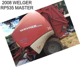 2008 WELGER RP535 MASTER