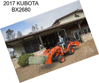 2017 KUBOTA BX2680