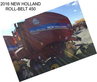 2016 NEW HOLLAND ROLL-BELT 450