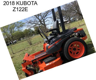 2018 KUBOTA Z122E