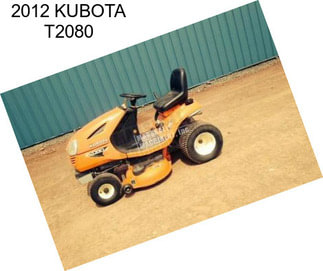 2012 KUBOTA T2080