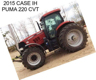 2015 CASE IH PUMA 220 CVT