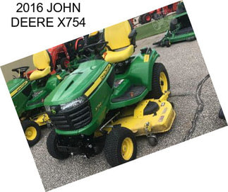 2016 JOHN DEERE X754