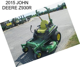 2015 JOHN DEERE Z930R