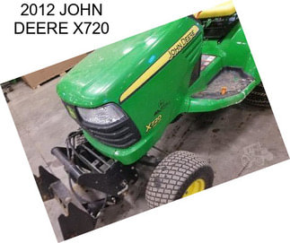 2012 JOHN DEERE X720